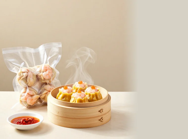 Dimsum Ayam Udang - ilustrasi kemasan contoh