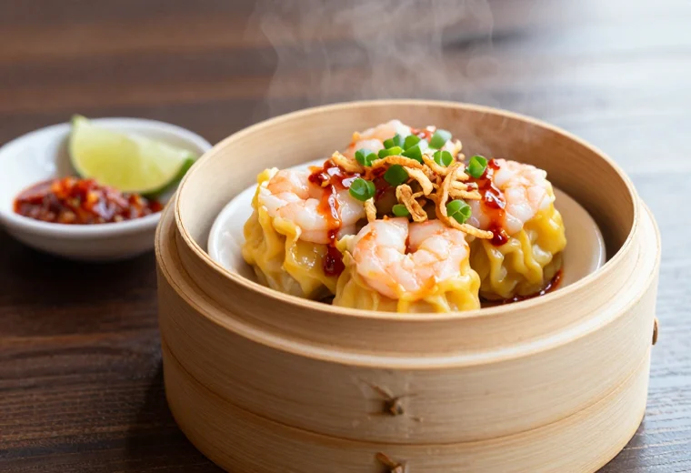 Dimsum Kukus Saus Pedas - foto ilustrasi